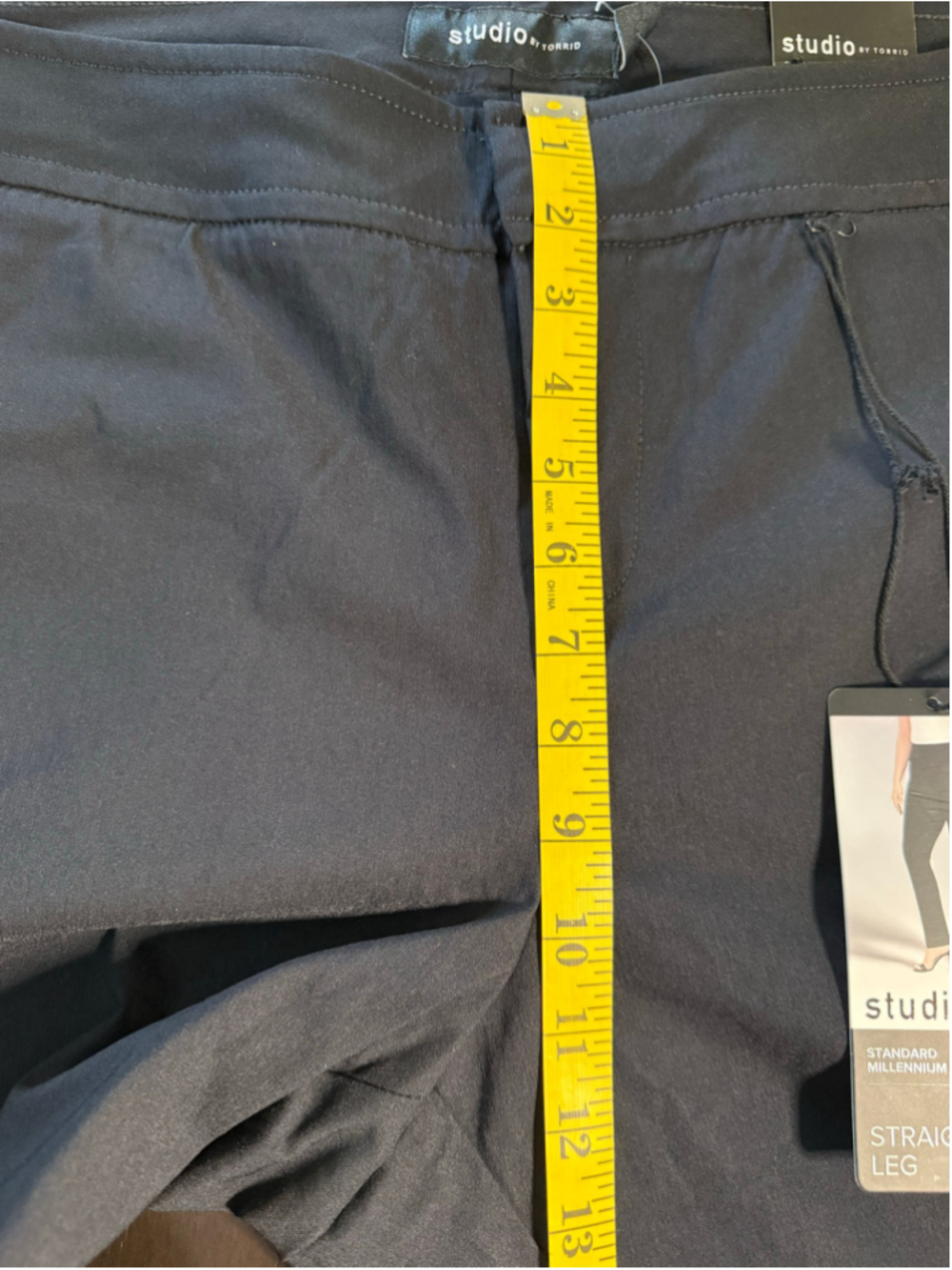 Torrid Studio Millennium Stretch Straight Leg Pants Black 22 Short NWT - Picture 9 of 9